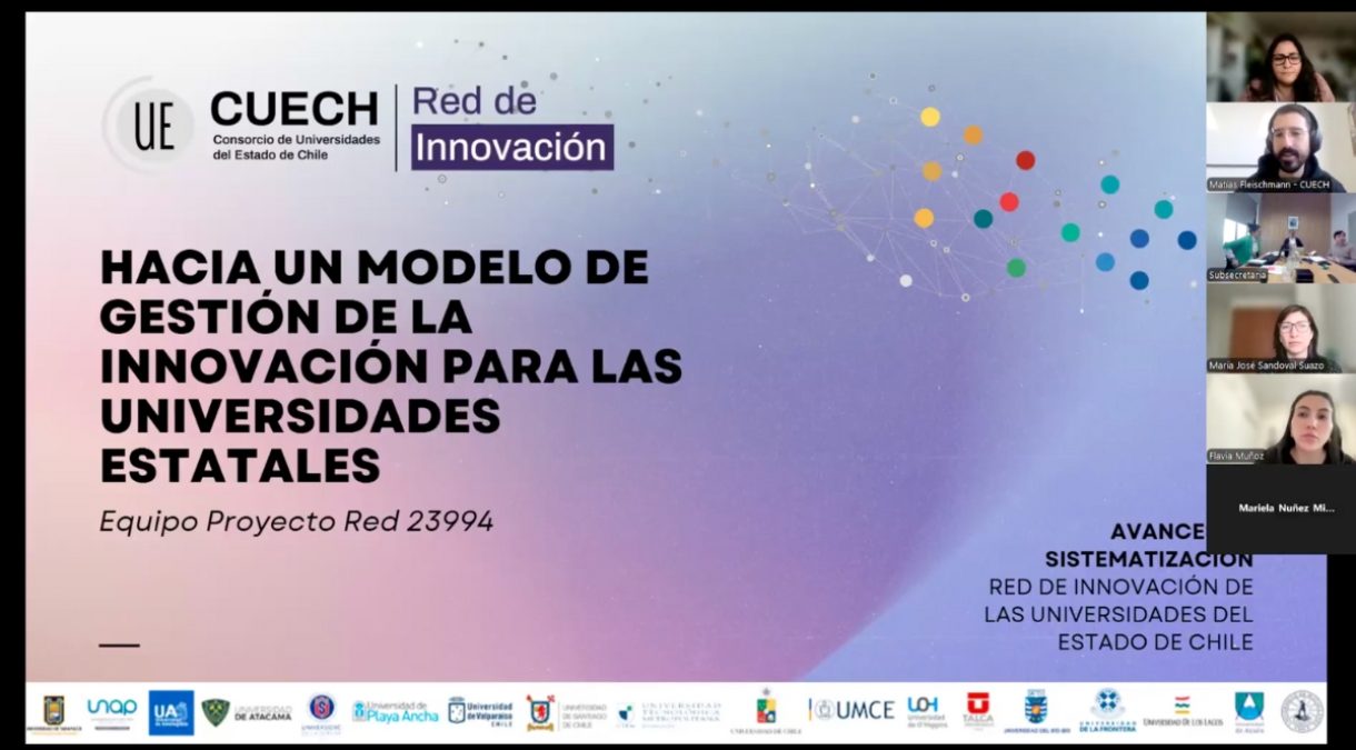 Red de Innovación CUECH y Subsecretaría de Ciencia avanzan en fortalecer la innovación en #Uestatales