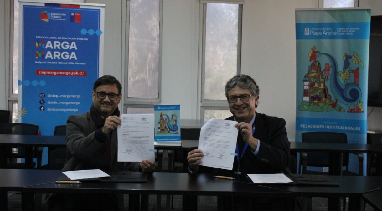 UPLA y SLEP Marga Marga firman alianza para fortalecer la nueva educación pública de la Región