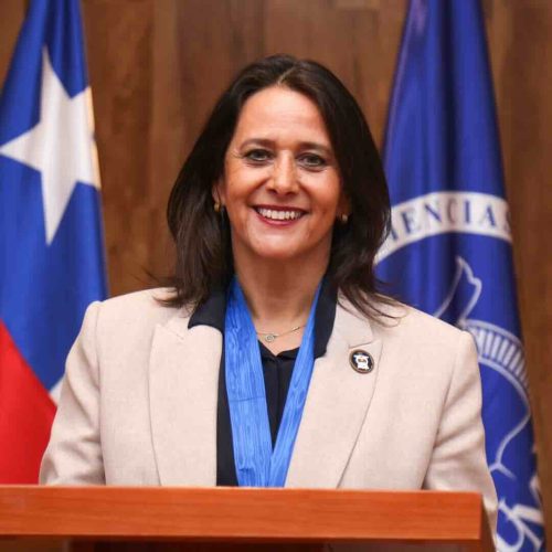 Rectora de la UMCE Solange Tenorio Eitel